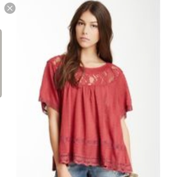 Free People Tops - Free People Dandelion Pointelle Lace Top